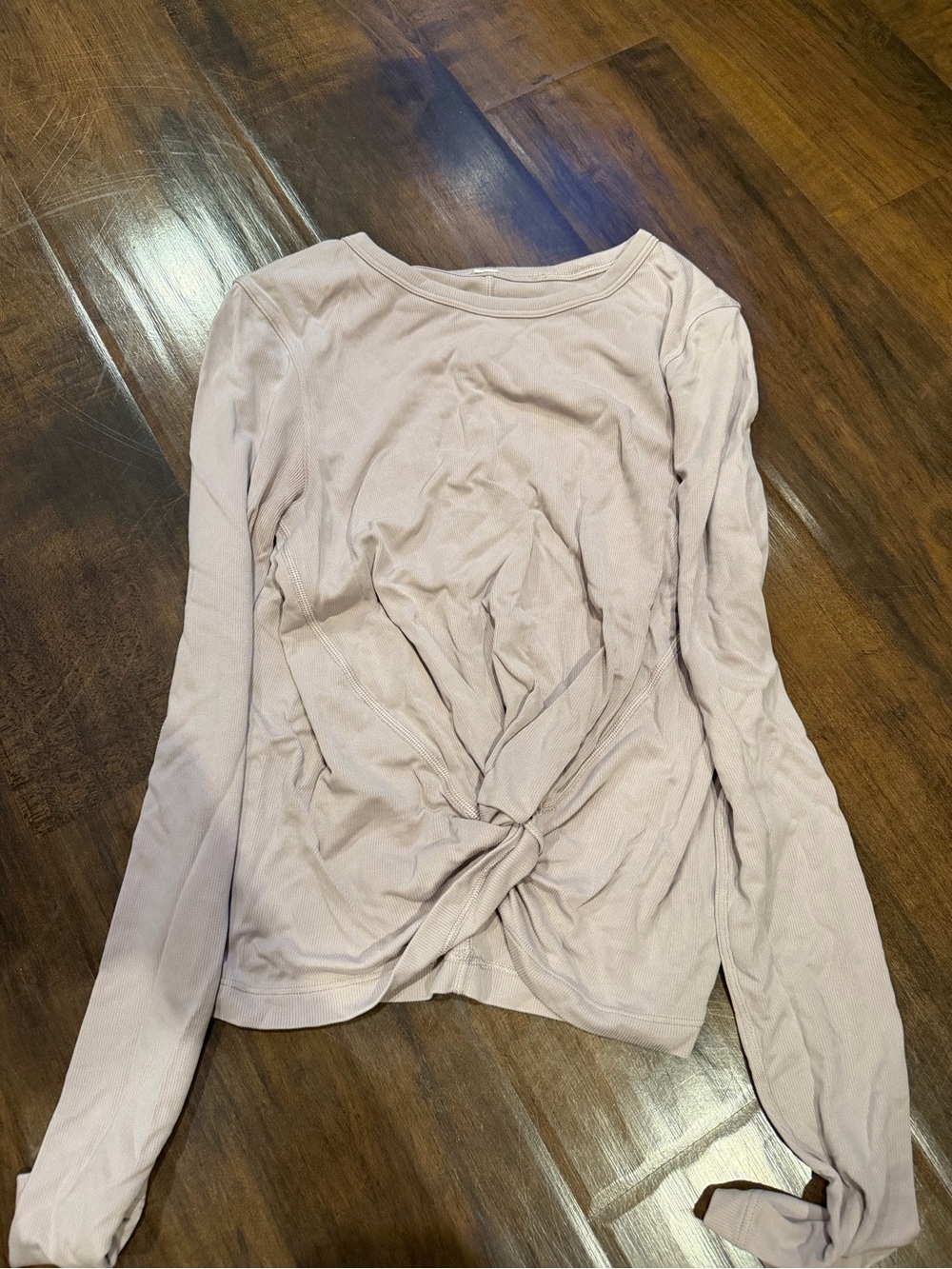 lululemon athletica Twist-Front Long Sleeve Top - Mauve